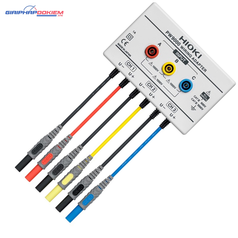 Bộ Đấu Dây Áp Hioki PW9000 3 Bộ Đấu Dây Áp Hioki PW9000