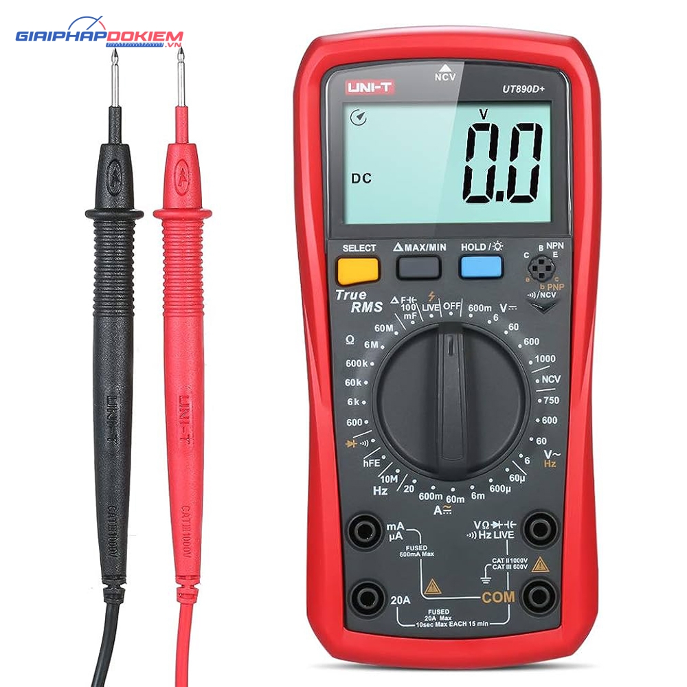 Thiết bị đo điện đa năng UNI-T UT890D+ 1 Thiết bị đo điện đa năng UNI-T UT890D+