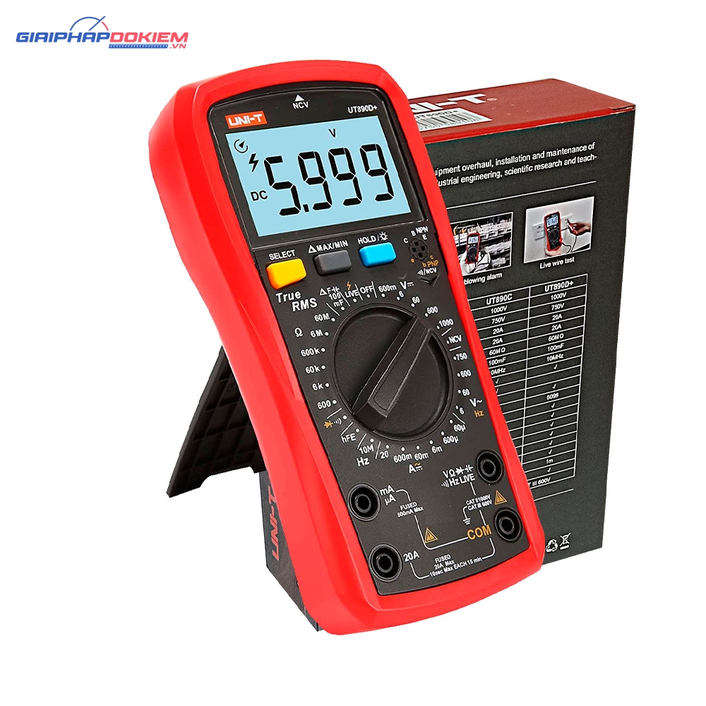 Thiết bị đo điện đa năng UNI-T UT890D+ 3 Thiết bị đo điện đa năng UNI-T UT890D+