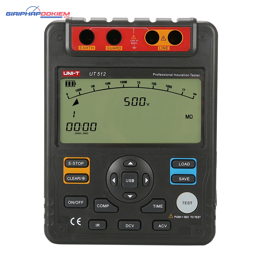 Máy Đo Điện Trở Cách Điện Uni-T UT512 2 Máy Đo Điện Trở Cách Điện Uni-T UT512