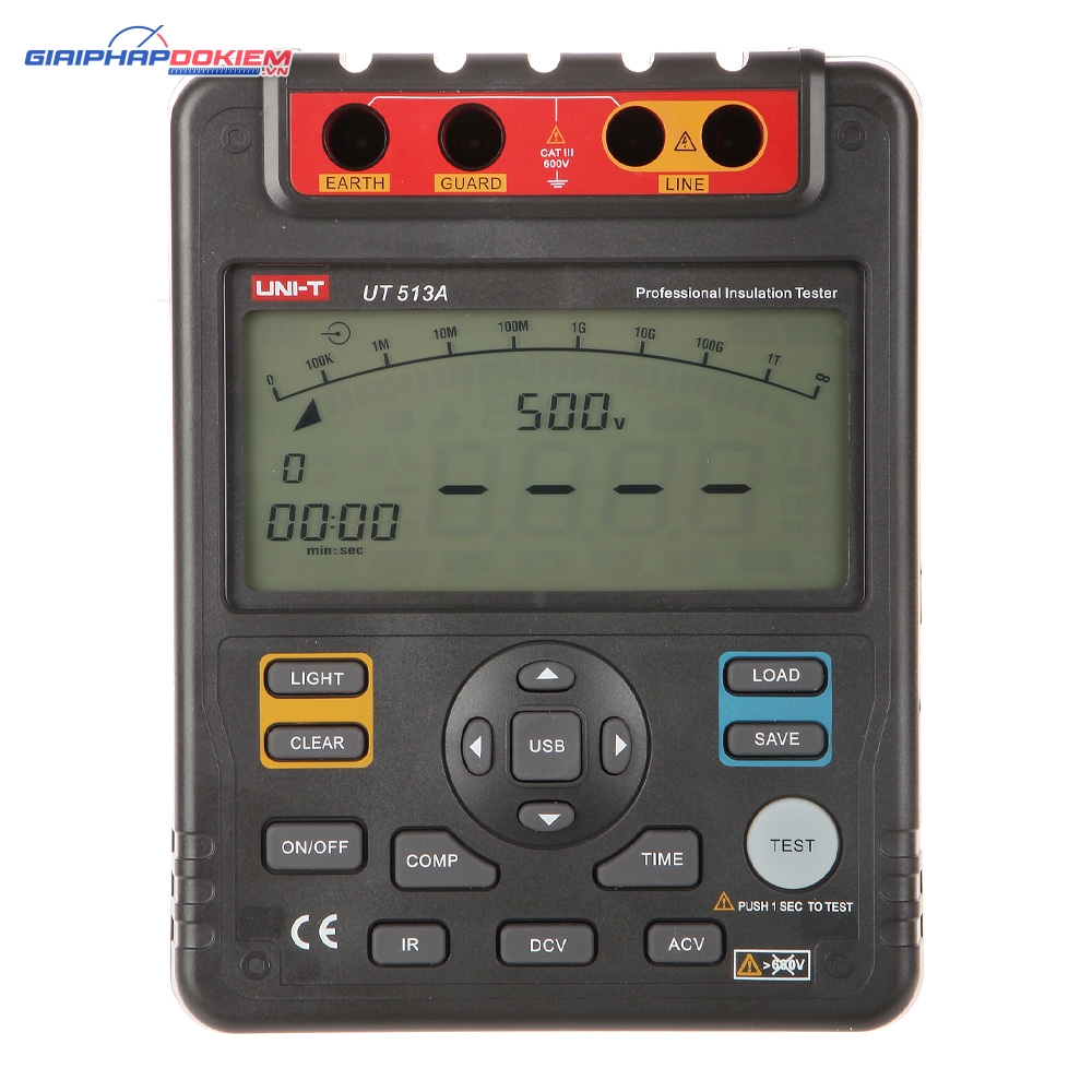 Máy Đo Điện Trở Cách Điện Điện Áp Cao Uni-T UT513A 2 Máy Đo Điện Trở Cách Điện Điện Áp Cao Uni-T UT513A