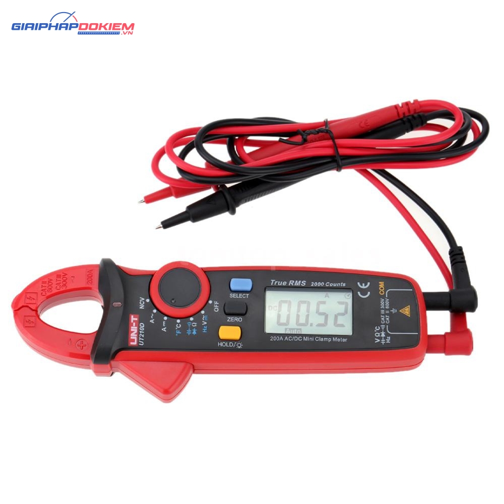 Ampe Kìm Đo Dòng AC/DC Uni-T UT210D 3 Ampe Kìm Đo Dòng AC/DC Uni-T UT210D