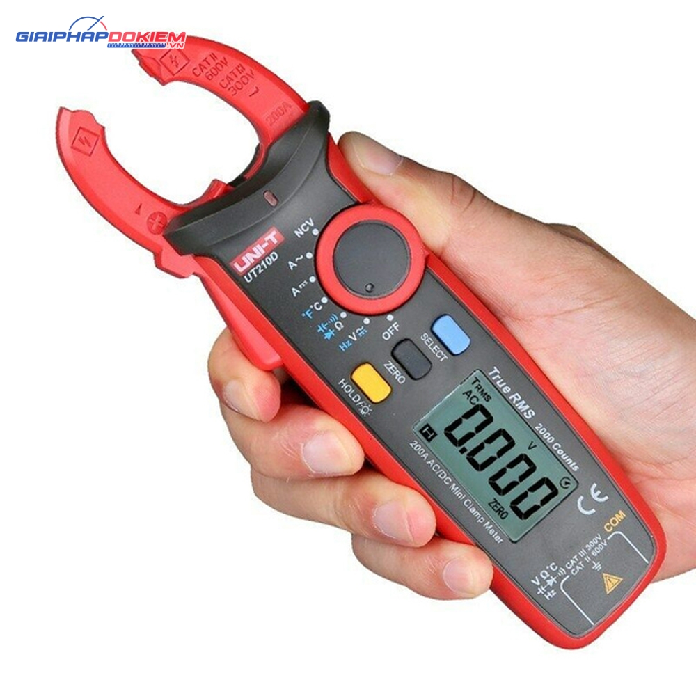 Ampe Kìm Đo Dòng AC/DC Uni-T UT210D 4 Ampe Kìm Đo Dòng AC/DC Uni-T UT210D