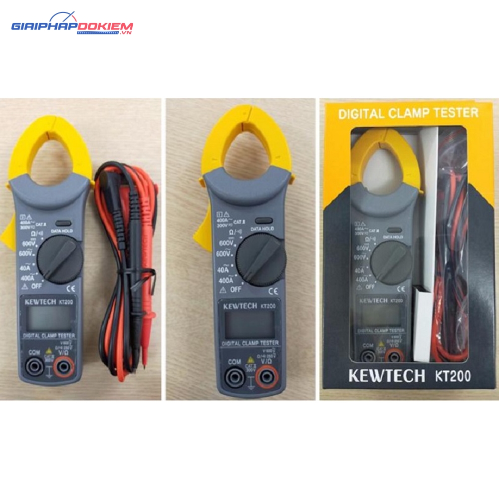 Ampe Kìm Kewtech KT200 4 Ampe Kìm Kewtech KT200