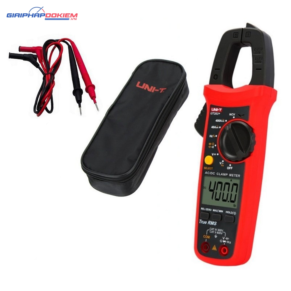 Ampe Kìm Đo Dòng AC/DC Uni-T UT203+ 4 Ampe Kìm Đo Dòng AC/DC Uni-T UT203+