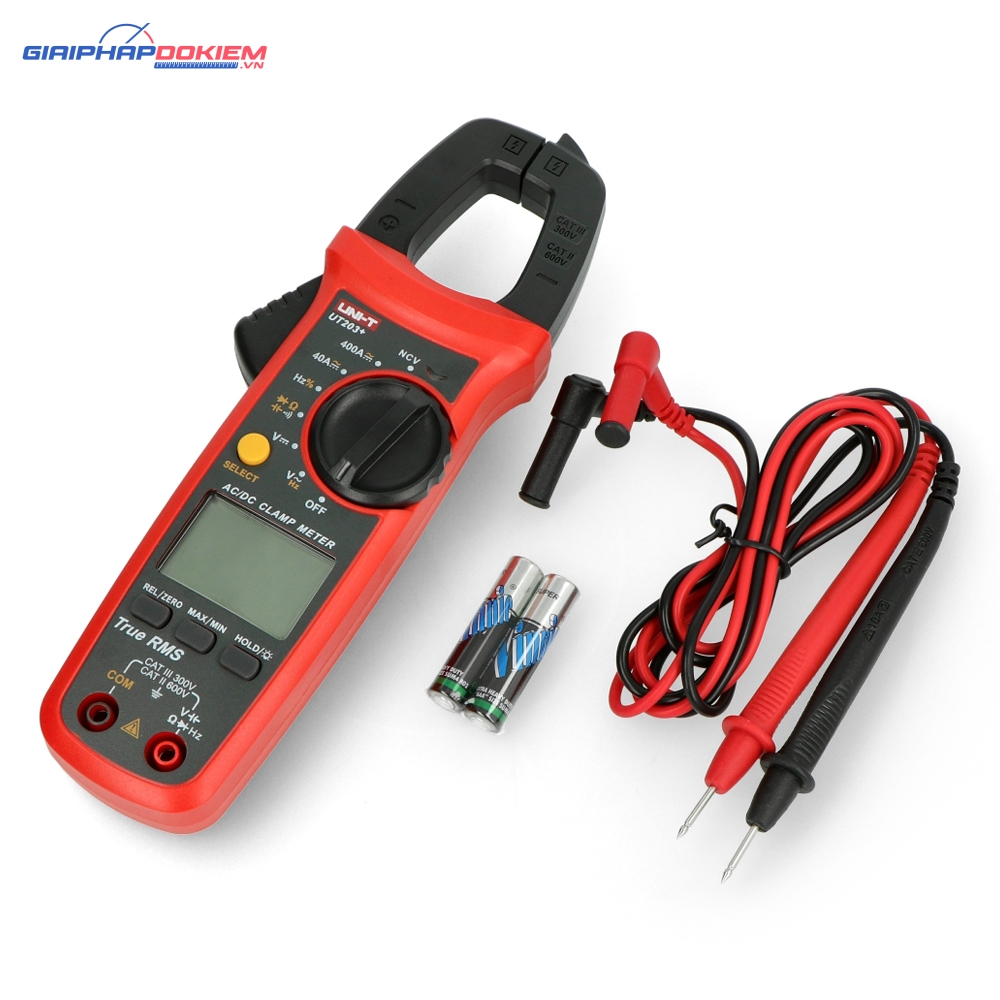 Ampe Kìm Đo Dòng AC/DC Uni-T UT203+ 3 Ampe Kìm Đo Dòng AC/DC Uni-T UT203+