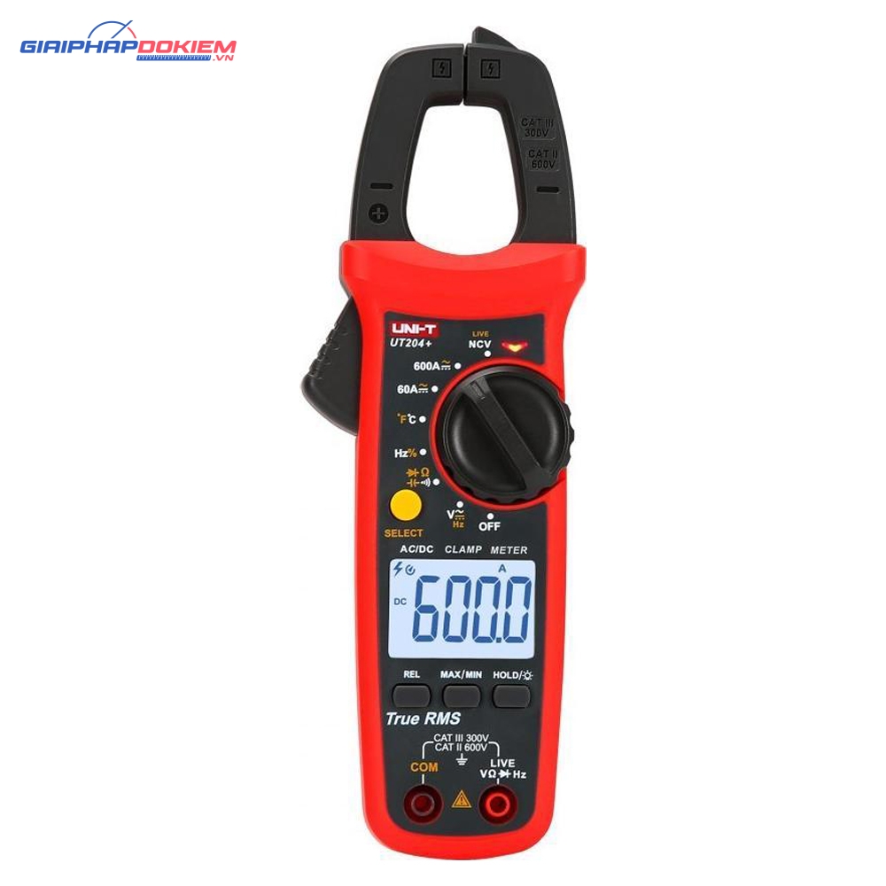 Ampe Kìm Đo Dòng AC/DC Uni-T UT204+ 2 Ampe Kìm Đo Dòng AC/DC Uni-T UT204+