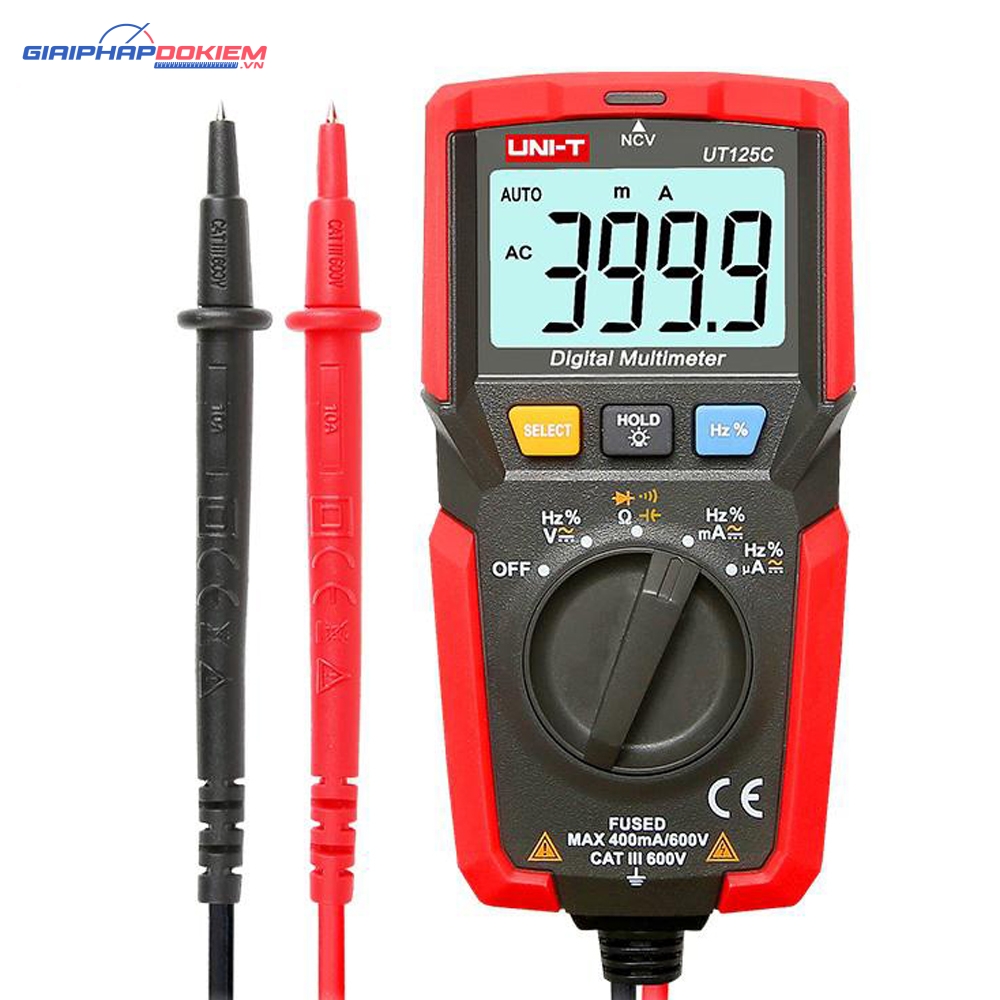 Đồng Hồ Đo Vạn Năng Kỹ Thuật Số Uni-T UT125C 2 Đồng Hồ Đo Vạn Năng Kỹ Thuật Số Uni-T UT125C