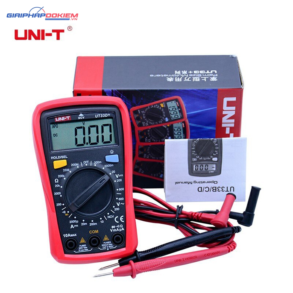 Đồng Hồ Đo Đa Năng Uni-T UT33D+ 4 Đồng Hồ Đo Đa Năng Uni-T UT33D+