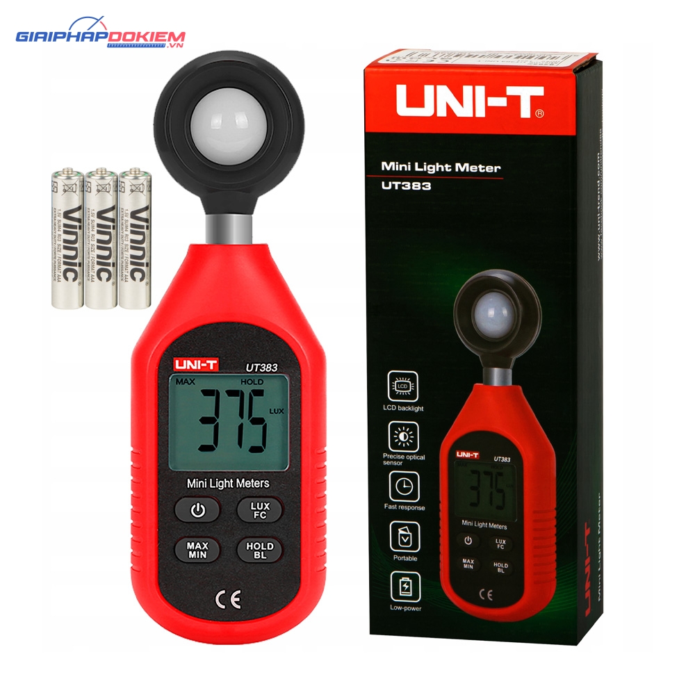 Máy Đo Cường Độ Ánh Sáng Mini Uni-T UT383 4 Máy Đo Cường Độ Ánh Sáng Mini Uni-T UT383