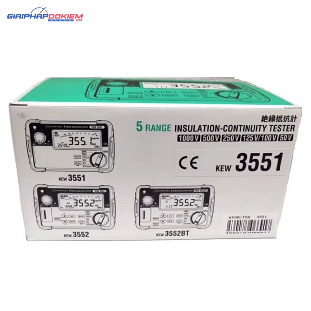 Thiết Bị Đo Cách Điện Kyoritsu 3551 3 Thiết Bị Đo Cách Điện Kyoritsu 3551
