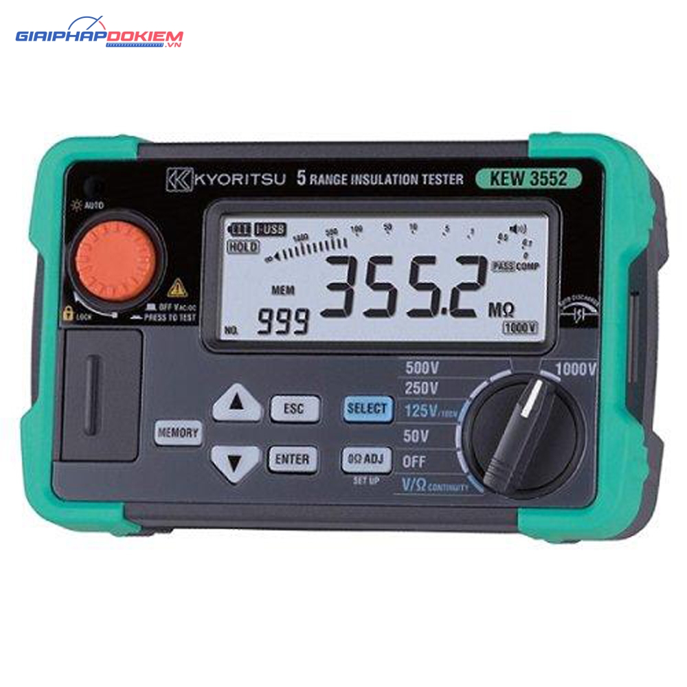 Thiết Bị Đo Cách Điện Kyoritsu 3552 2 Thiết Bị Đo Cách Điện Kyoritsu 3552