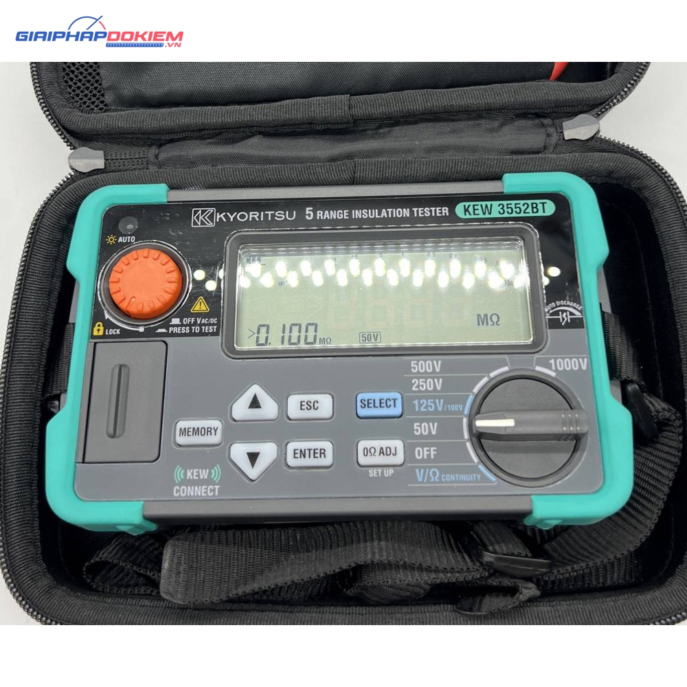Thiết Bị Đo Cách Điện Kyoritsu 3552BT 4 Thiết Bị Đo Cách Điện Kyoritsu 3552BT