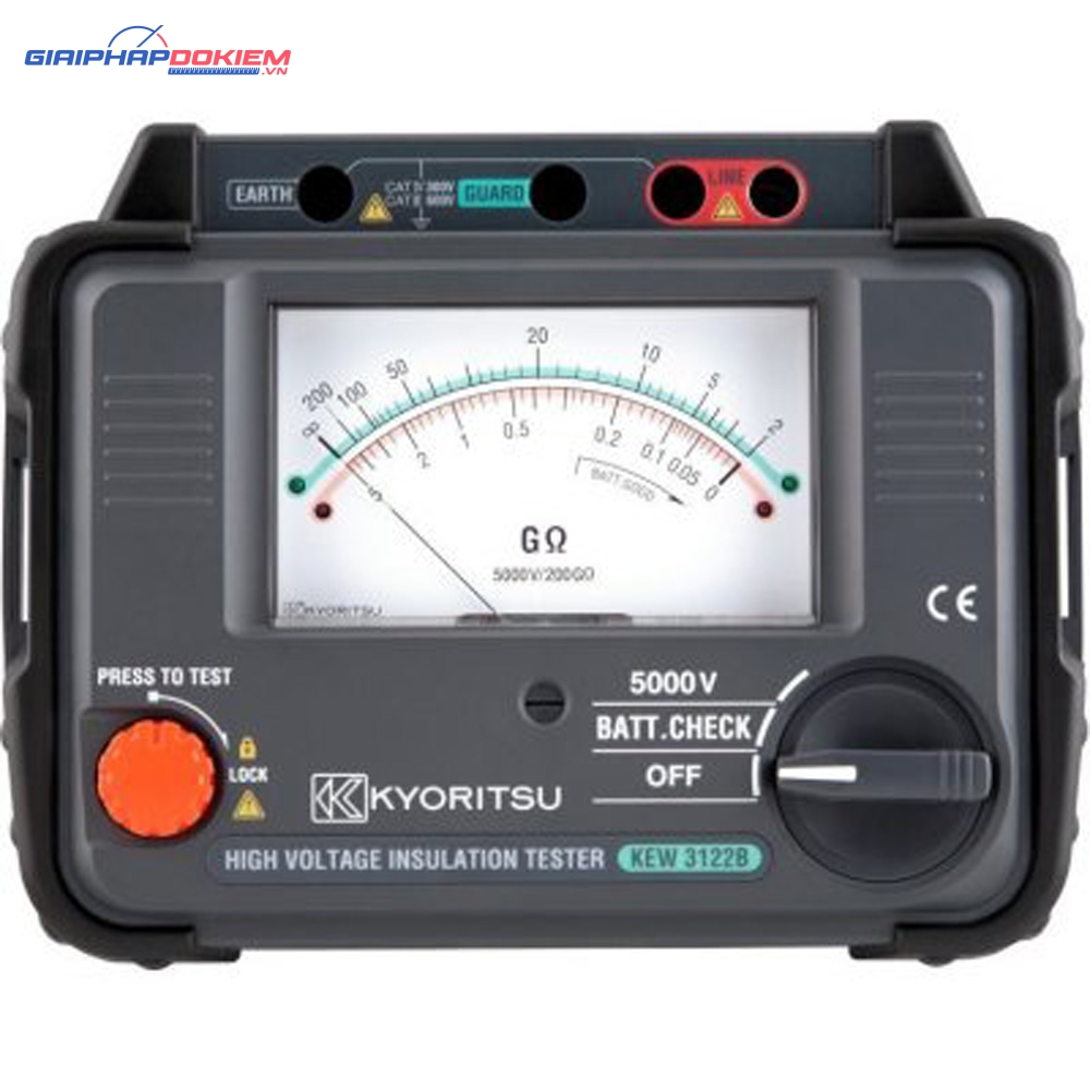 Thiết Bị Đo Cách Điện Kyoritsu 3122B 4 Thiết Bị Đo Cách Điện Kyoritsu 3122B