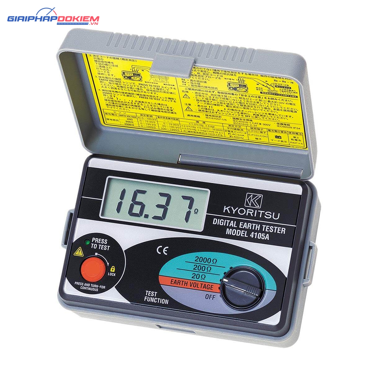 Thiết Bị Đo Điện Trở Đất Kyoritsu 4105A 16 Thiết bị đo điện trở đất Kyoritsu 4105A