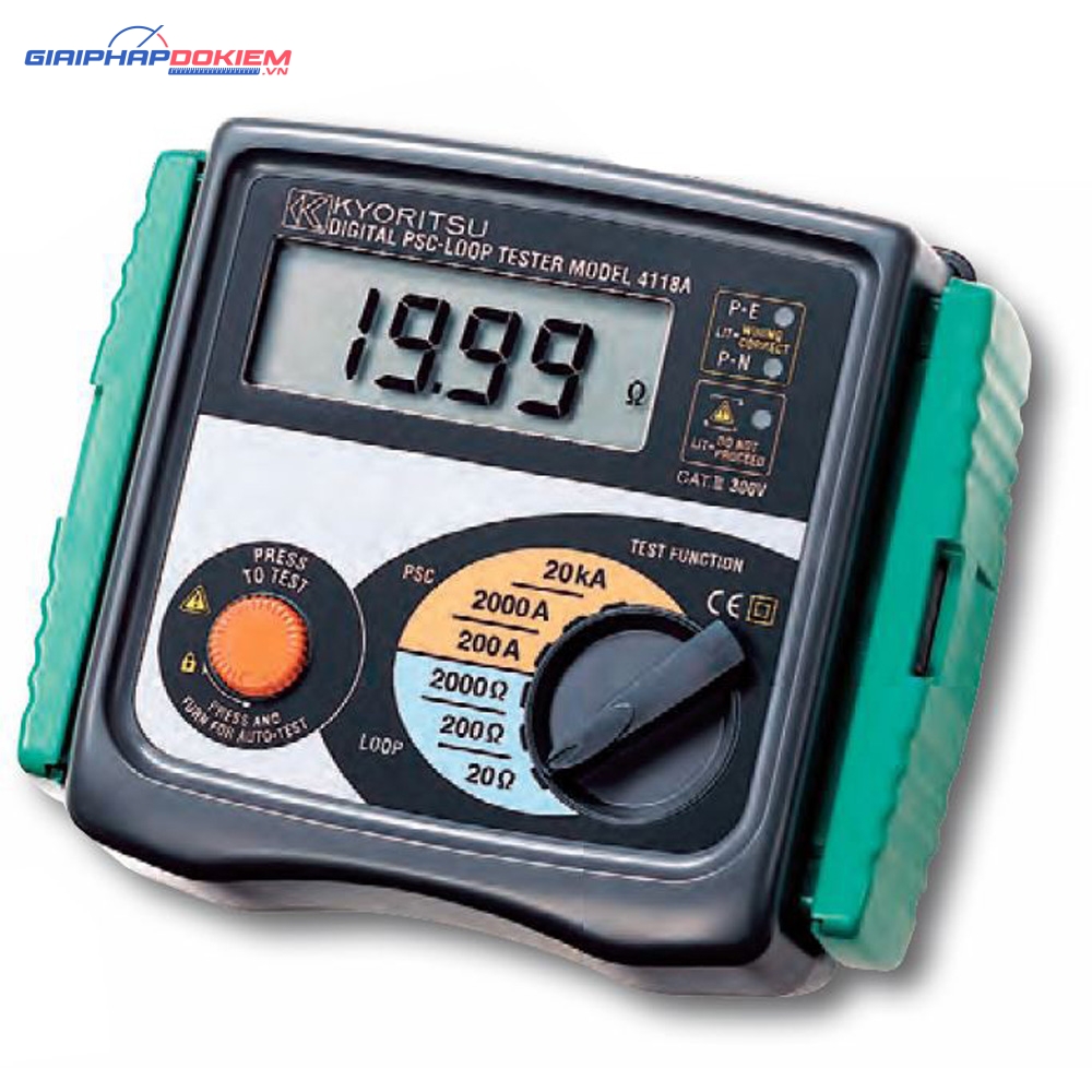Thiết Bị Đo Trở Kháng Mạch Vòng Kyoritsu 4118A 2 Thiết Bị Đo Điện Trở Đất Kyoritsu 4106