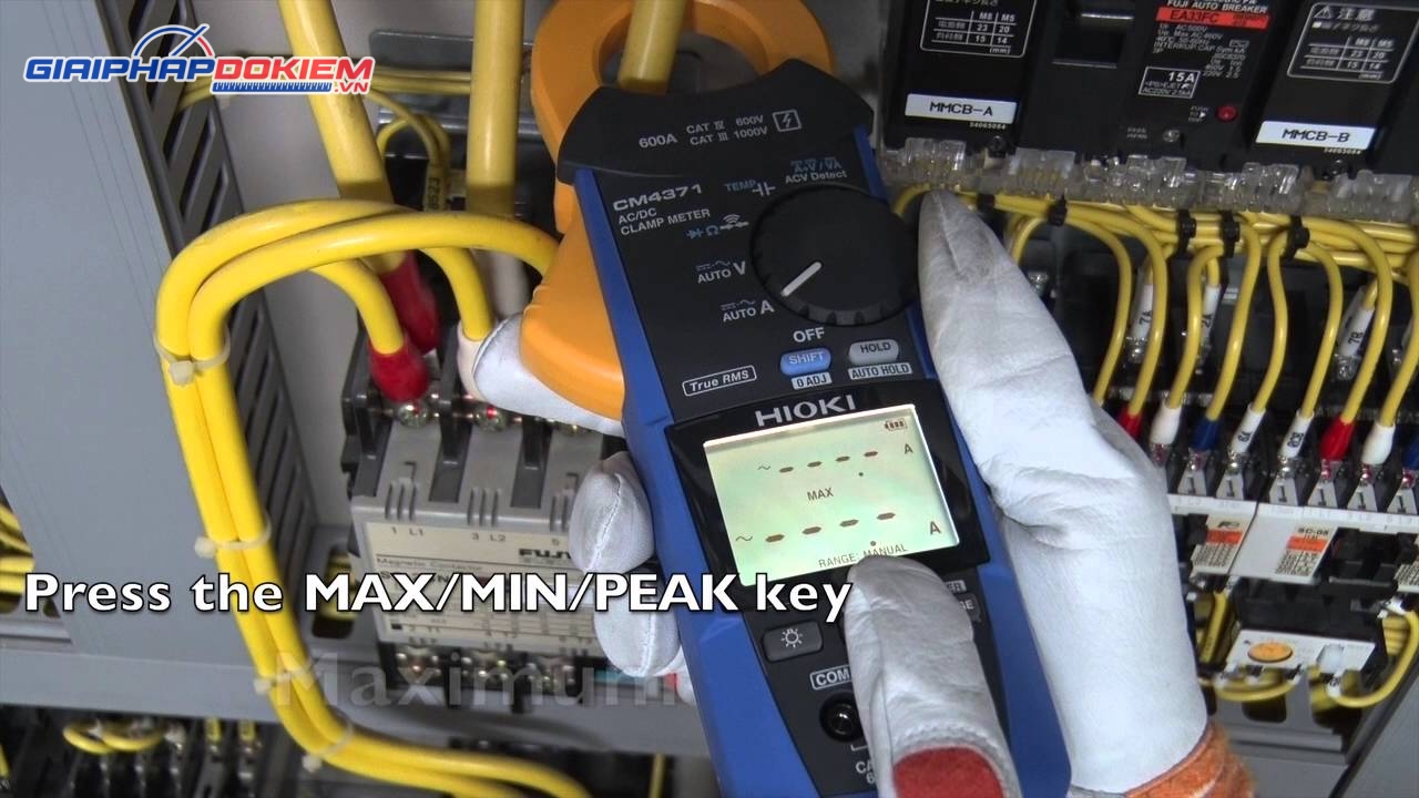Ampe Kìm Đo Dòng AC/DC Hioki CM4371 9 Chức năng Max / Min / AVG / Peak