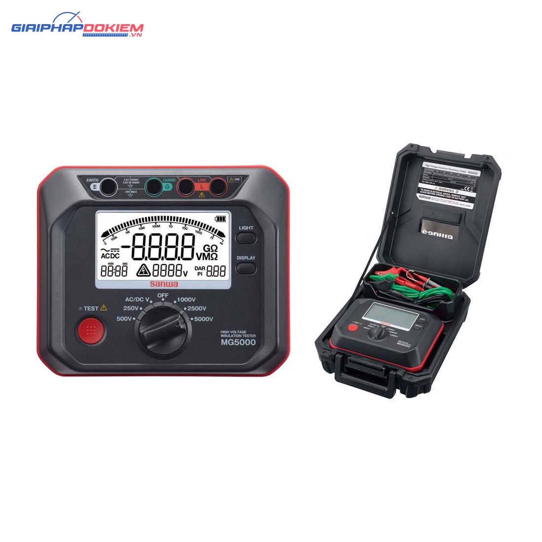 Thiết Bị Đo Điện Trở Cách Điện SANWA MG5000 9 Thiết Bị Đo Điện Trở Cách Điện SANWA MG5000