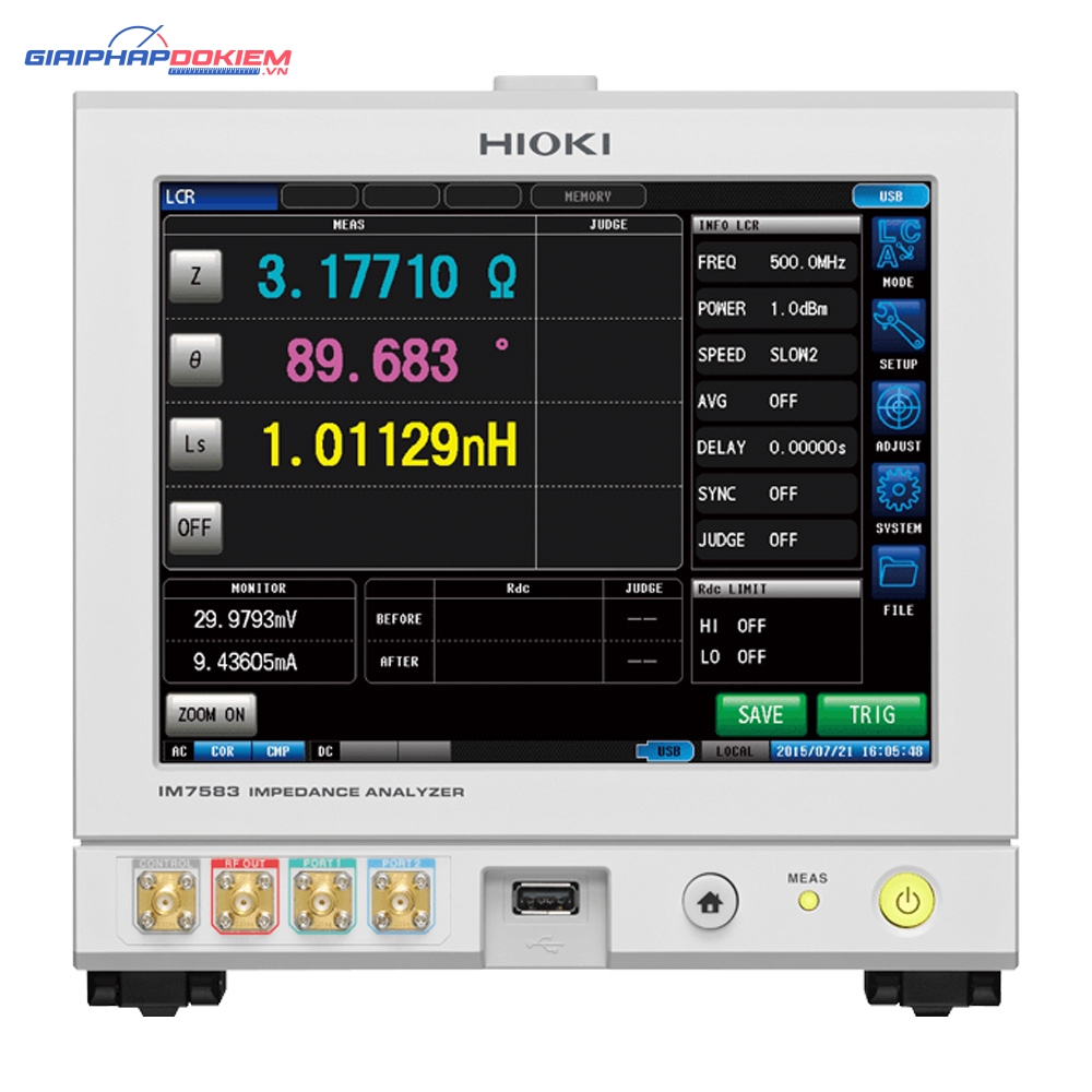 Thiết Bị Phân Tích Trở Kháng Hioki IM7583 5 Hioki IM7583