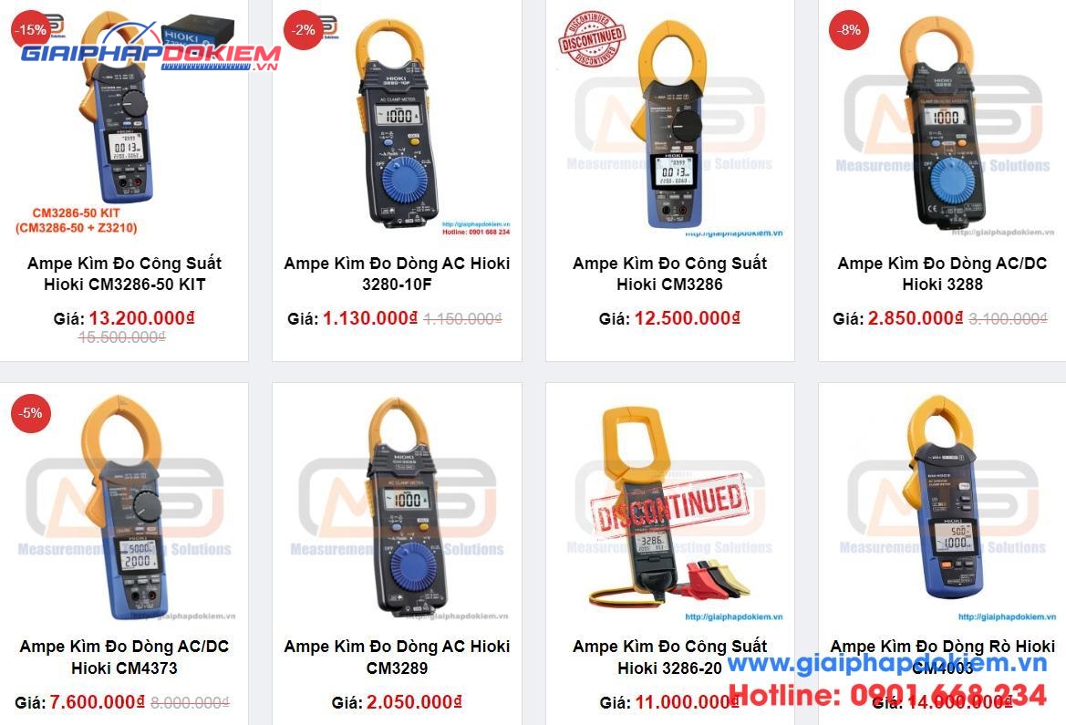 Địa chỉ cung cấp đồng hồ ampe kìm Hioki giá rẻ, hàng chính hãng 10 ampe kim hioki gia re