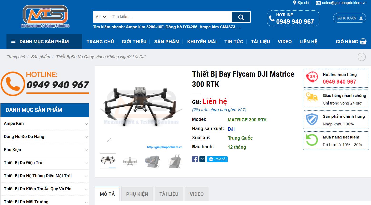 Mua Thiết Bị Bay Flycam DJI Matrice 300 RTK ở đâu uy tín? 8 DJI Matrice 300 RTK