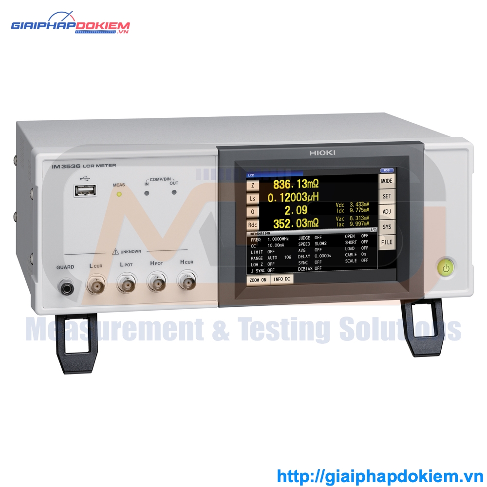Bán thiết bị đo LCR Hioki IM3536 chính hãng, đầy đủ phụ kiện 4 Hioki IM3536