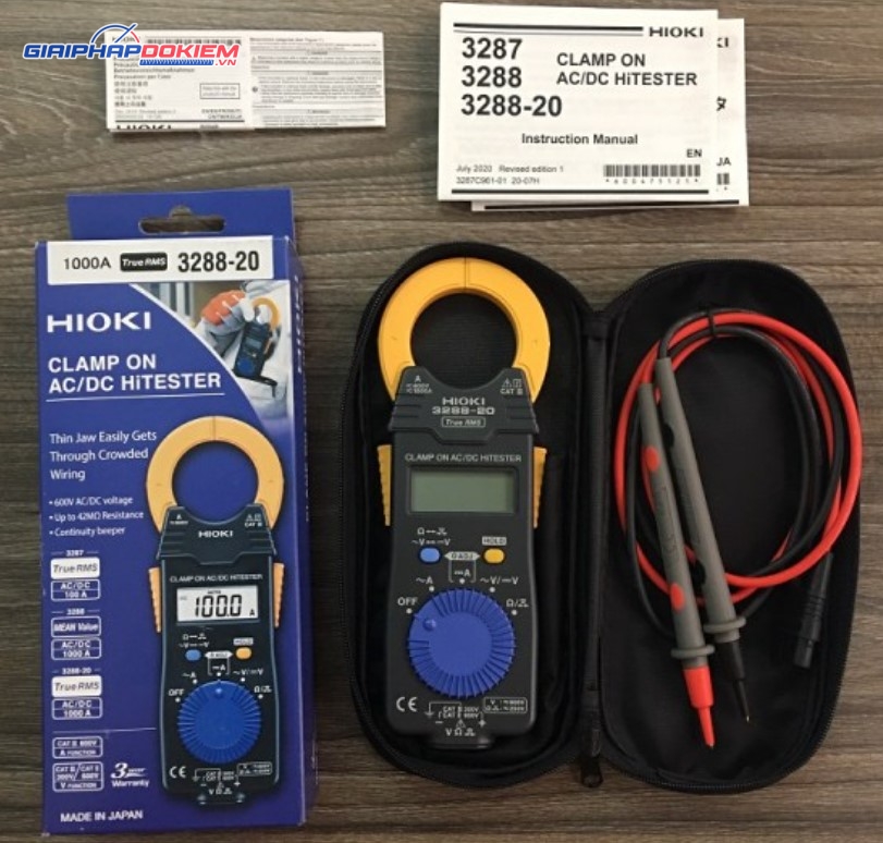 TOP 7 đồng hồ ampe kìm Hioki tốt nhất được nhiều người sử dụng 21 Ampe kìm Hioki 3288