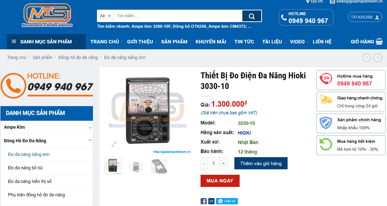Thiết bị đo điện đa năng Hioki 3030-10, nhiều tính năng vượt trội 9 Hioki 3030-10
