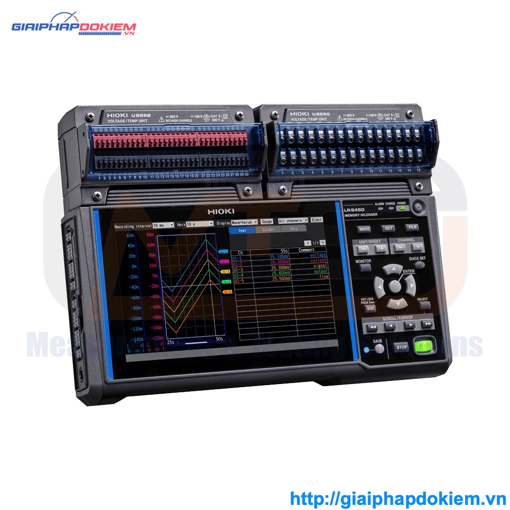 TOP 10 thiết bị ghi dữ liệu đa năng Hioki được ưa chuộng 22 Thiết bị ghi dữ liệu đa năng Hioki LR8450-01