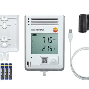 Máy đo ghi chất lượng không khí Testo 160 IAQ 20 Máy đo ghi chất lượng không khí Testo 160 IAQ