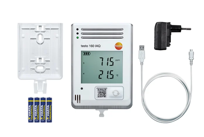 Máy đo ghi chất lượng không khí Testo 160 IAQ 13 Máy đo ghi chất lượng không khí Testo 160 IAQ