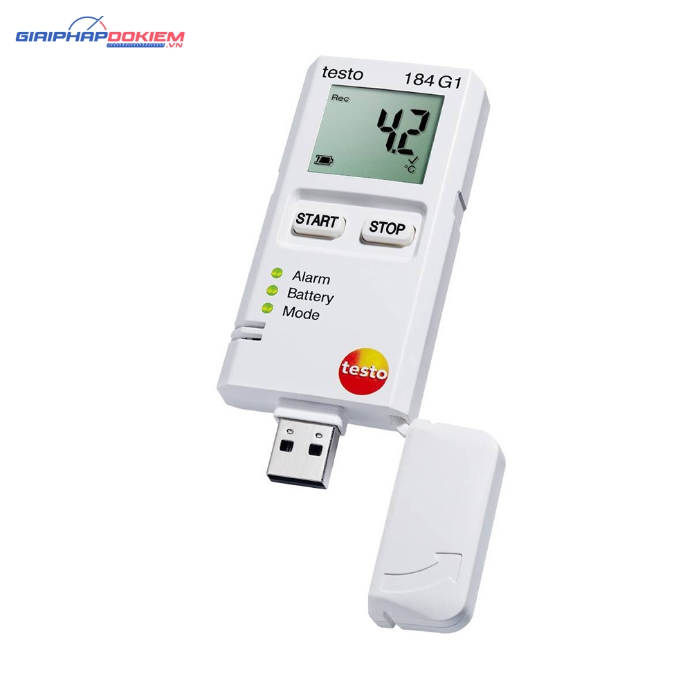 Máy đo ghi nhiệt độ, độ ẩm, sốc Testo 184 G1 11 Máy đo ghi nhiệt độ, độ ẩm, sốc testo 184 G1