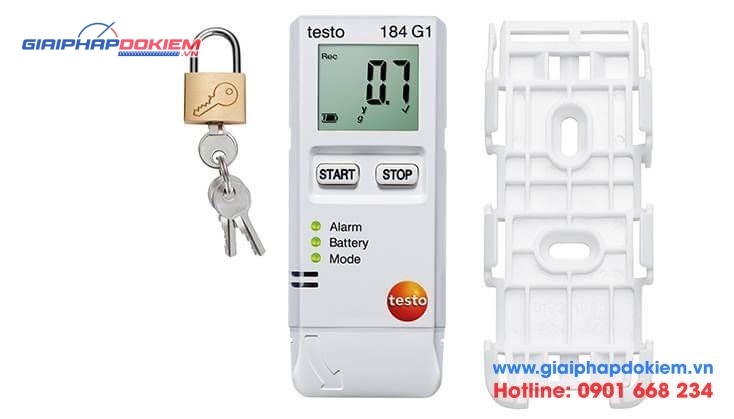 Máy đo ghi nhiệt độ, độ ẩm, sốc testo 184 G1 Máy đo ghi nhiệt độ, độ ẩm, sốc testo 184 G1