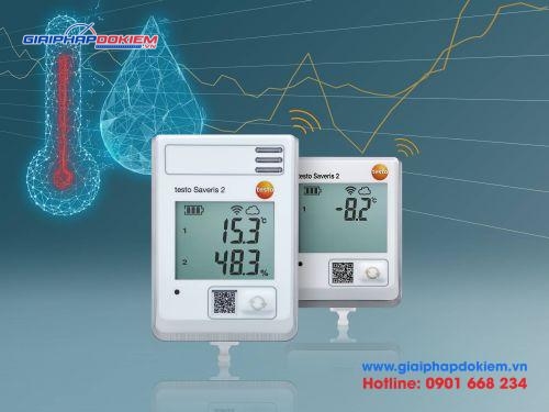 Máy đo ghi nhiệt độ, độ ẩm testo Saveris 2-H1 Máy đo ghi nhiệt độ, độ ẩm testo Saveris 2-H1