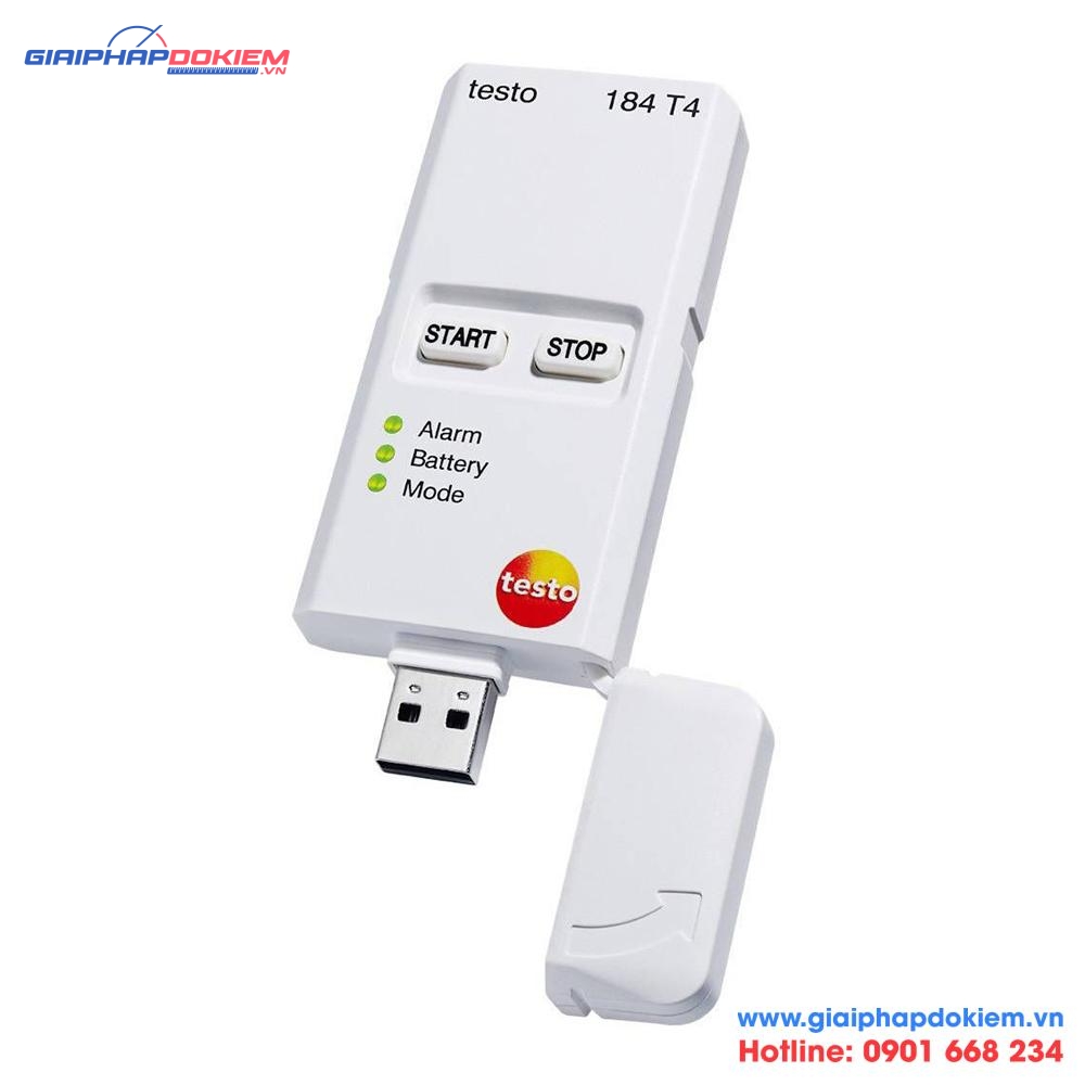 Máy đo nhiệt độ tự ghi Testo 184 T4 10 Máy đo nhiệt độ tự ghi testo 184 T4