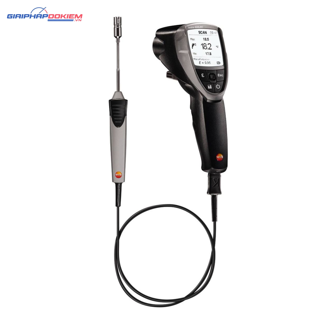 Máy đo nhiệt độ và độ ẩm Testo 835-H1 6 Máy đo nhiệt độ và độ ẩm testo 835-H1