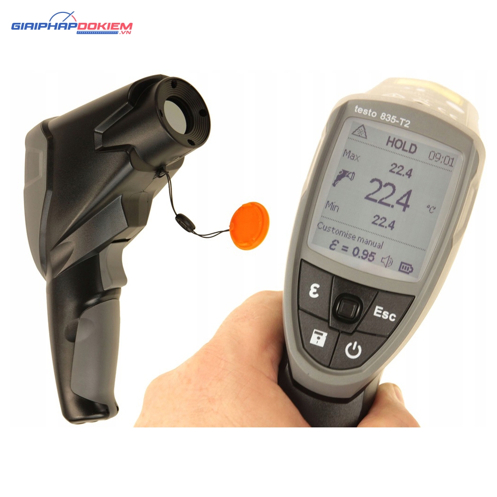 Nhiệt kế hồng ngoại Testo 835-T2 11 Nhiệt kế hồng ngoại testo 835-T2