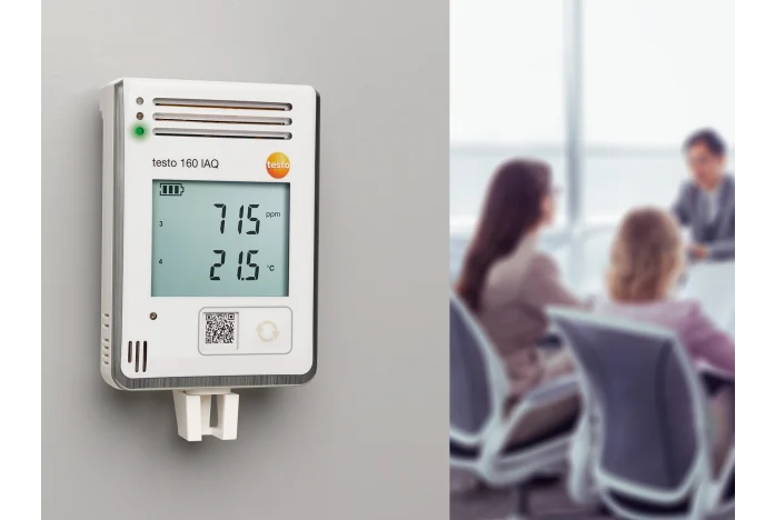 Máy đo ghi chất lượng không khí Testo 160 IAQ 12 Máy đo ghi chất lượng không khí Testo 160 IAQ