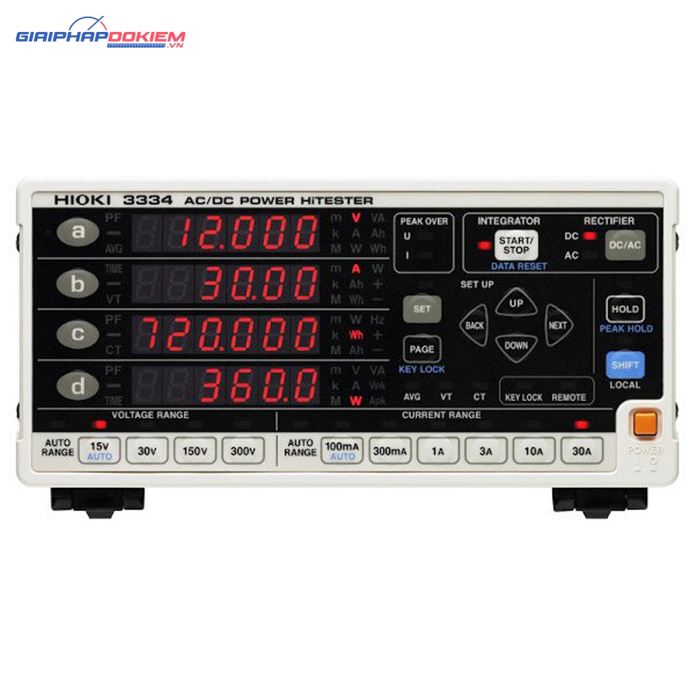 Thiết Bị Đo Công Suất AC/DC Hioki 3334 2 Thiết Bị Đo Công Suất AC/DC Hioki 3334