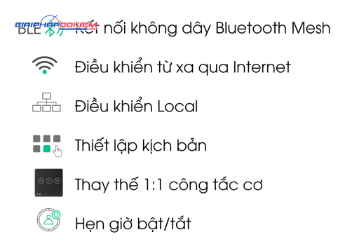 Công tắc cảm ứng rèm BLE Rạng Đông CTCU.BLE V.REMT Công tắc cảm ứng rèm BLE Rạng Đông CTCU.BLE V.REMT