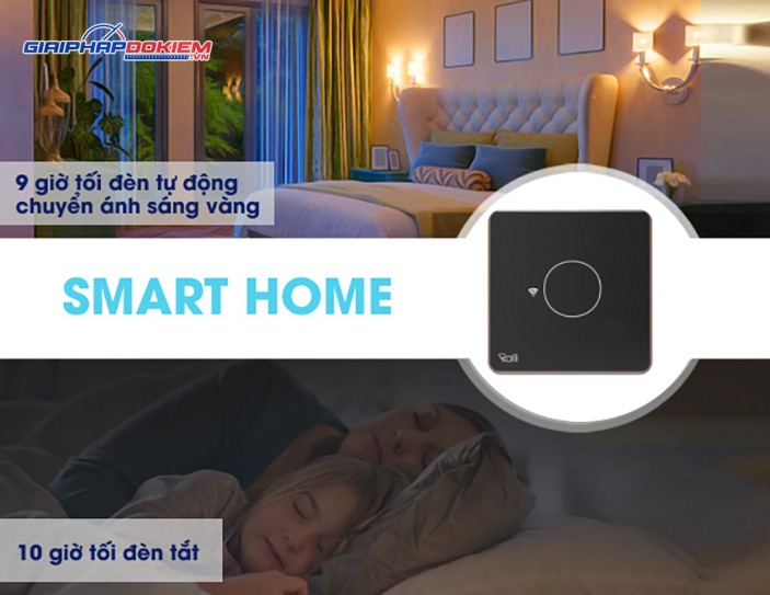 Công tắc cảm ứng thông minh wifi Rạng Đông CTCU.WF V.01 Công tắc cảm ứng thông minh wifi Rạng Đông CTCU.WF V.01