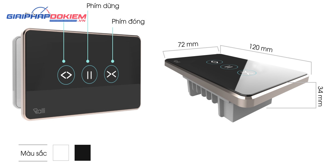 Công tắc cửa cuốn thông minh Rạng Đông CTCU.BLE CN.DOT Công tắc cửa cuốn thông minh Rạng Đông CTCU.BLE CN.DOT
