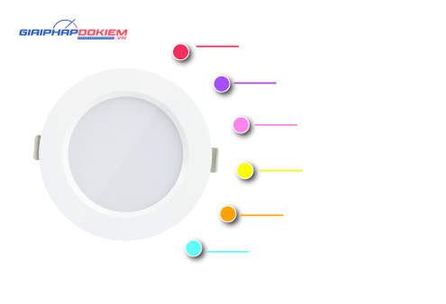 Đèn LED âm trần Downlight thông minh Rạng Đông AT20.BLE 90/7W Đèn LED âm trần Downlight thông minh Rạng Đông AT20.BLE 90/7W