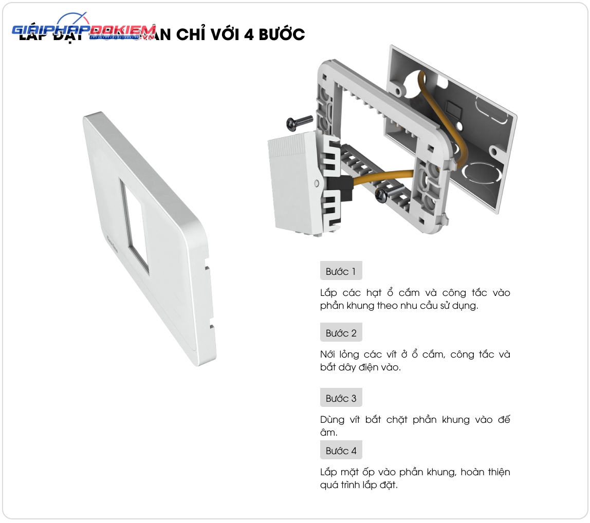Mặt công tắc ổ cắm âm tường Rạng Đông MOC01 80x120x9/1H Mặt công tắc ổ cắm âm tường Rạng Đông MOC01 80x120x9/1H