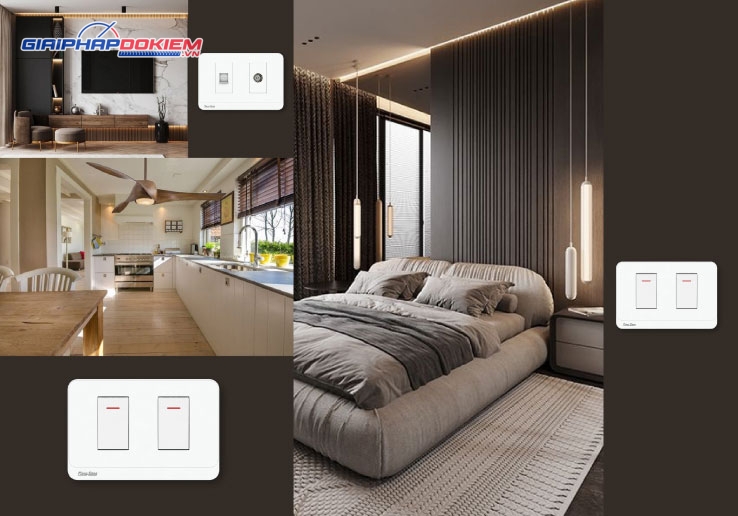 Mặt công tắc ổ cắm âm tường Rạng Đông MOC01 80x120x9/2H Mặt công tắc ổ cắm âm tường Rạng Đông MOC01 80x120x9/2H