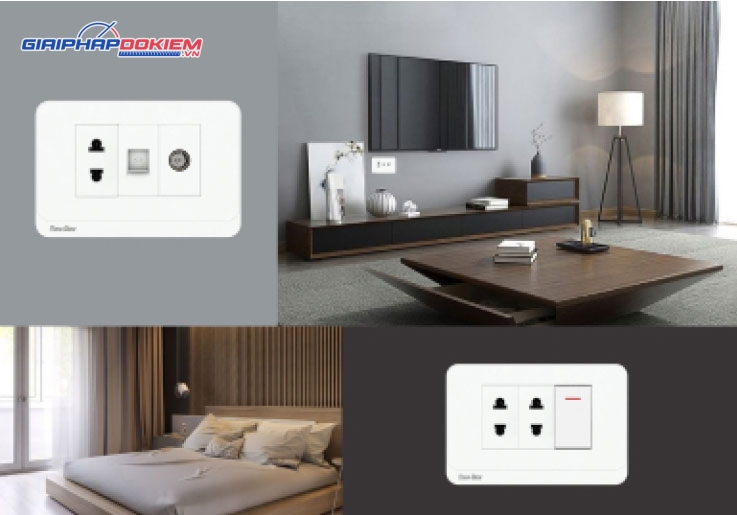 Mặt công tắc ổ cắm âm tường Rạng Đông MOC01 80x120x9/3H Mặt công tắc ổ cắm âm tường Rạng Đông MOC01 80x120x9/3H