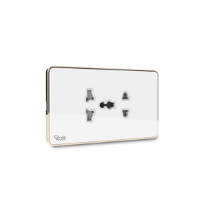 Ổ cắm âm tường cao cấp Rạng Đông OCAT04K 2C/16A