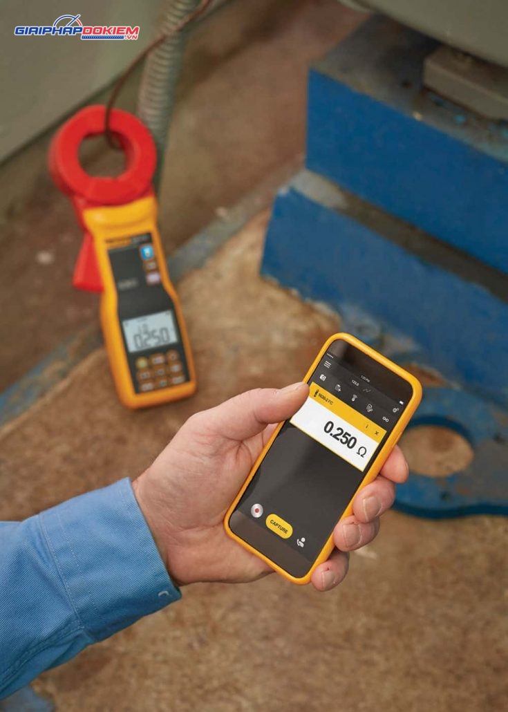 Ampe kìm đo điện trở đất FLUKE 1630-2 FC 18 Ampe kìm đo điện trở đất FLUKE 1630-2 FC