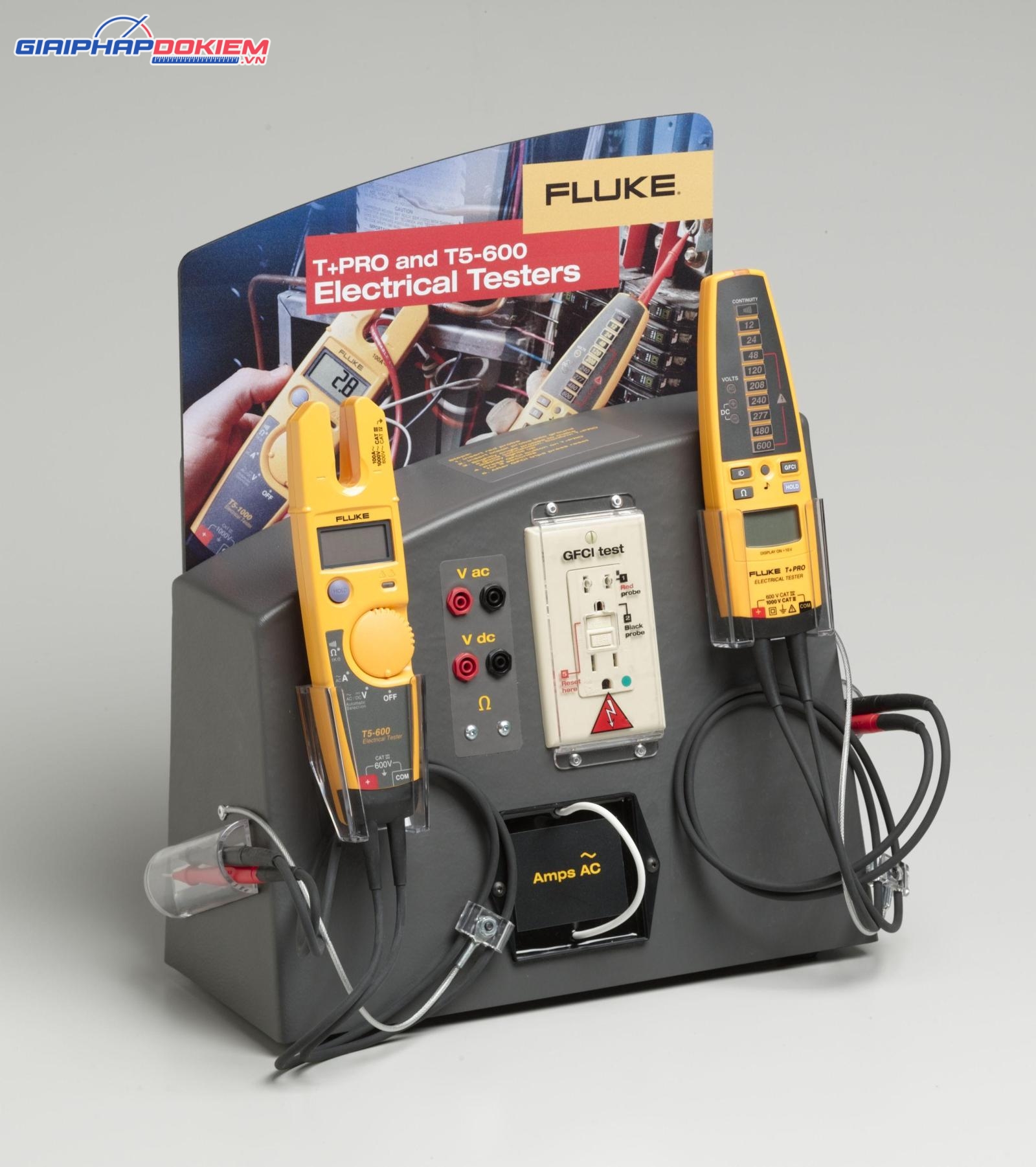 Ampe kìm đo dòng AC/DC FLUKE 376 (2500A) 20 Ampe kìm đo dòng AC/DC FLUKE 376 (2500A)