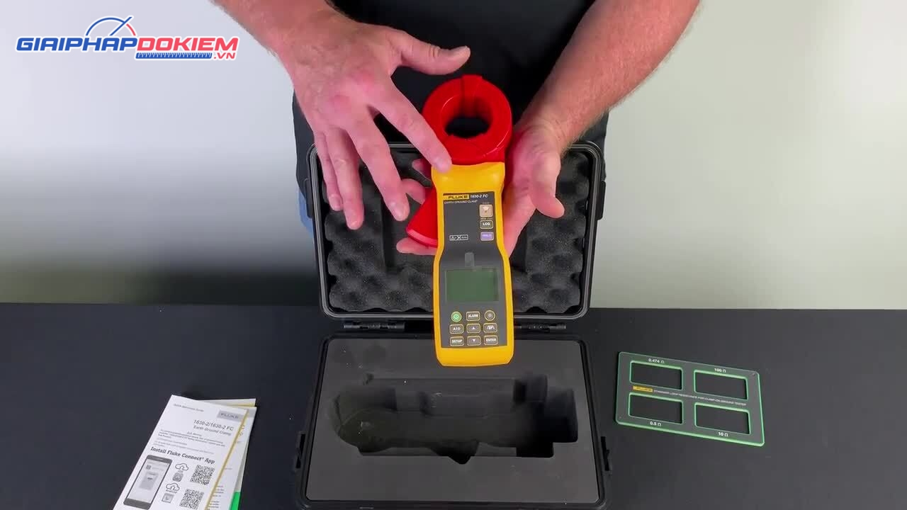 Ampe Kìm Đo Điện Trở Đất Fluke 1630-2 23 Ampe Kìm Đo Điện Trở Đất Fluke 1630-2
